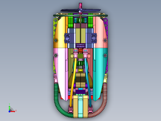 警察橡皮艇快艇拼装玩具前视缩略图