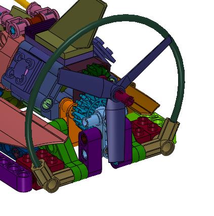 警察橡皮艇快艇拼装玩具