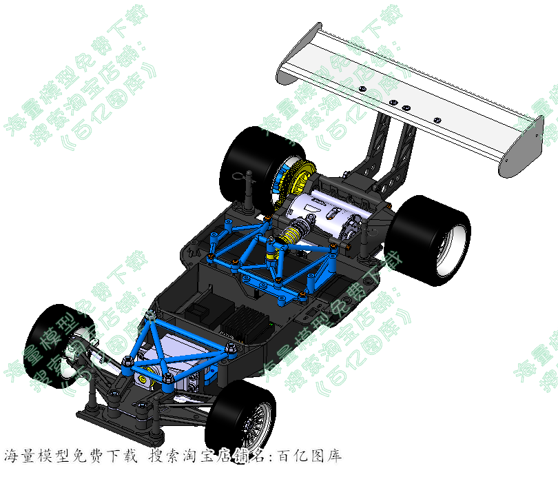 23号图--TAMYIA787B赛车底盘模型 STP.zip