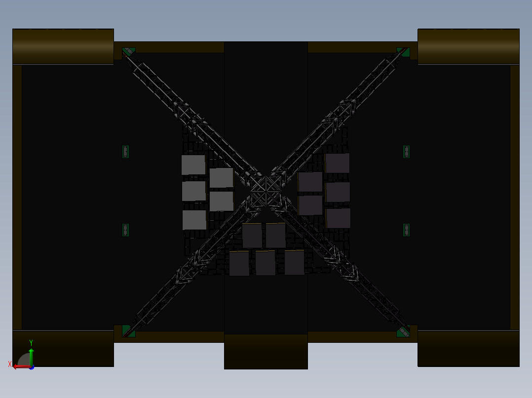 厂房太阳能供电供热方案后视图