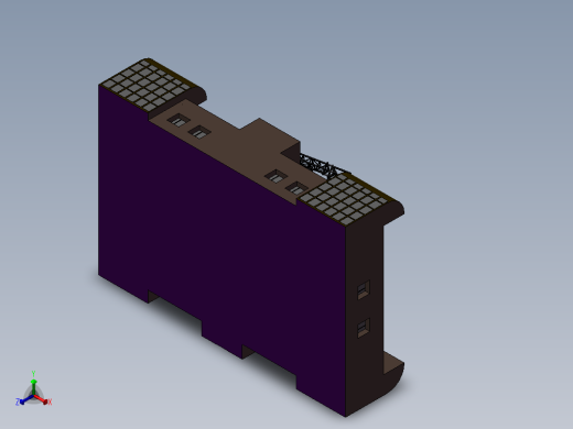 厂房太阳能供电供热方案正等轴测缩略图