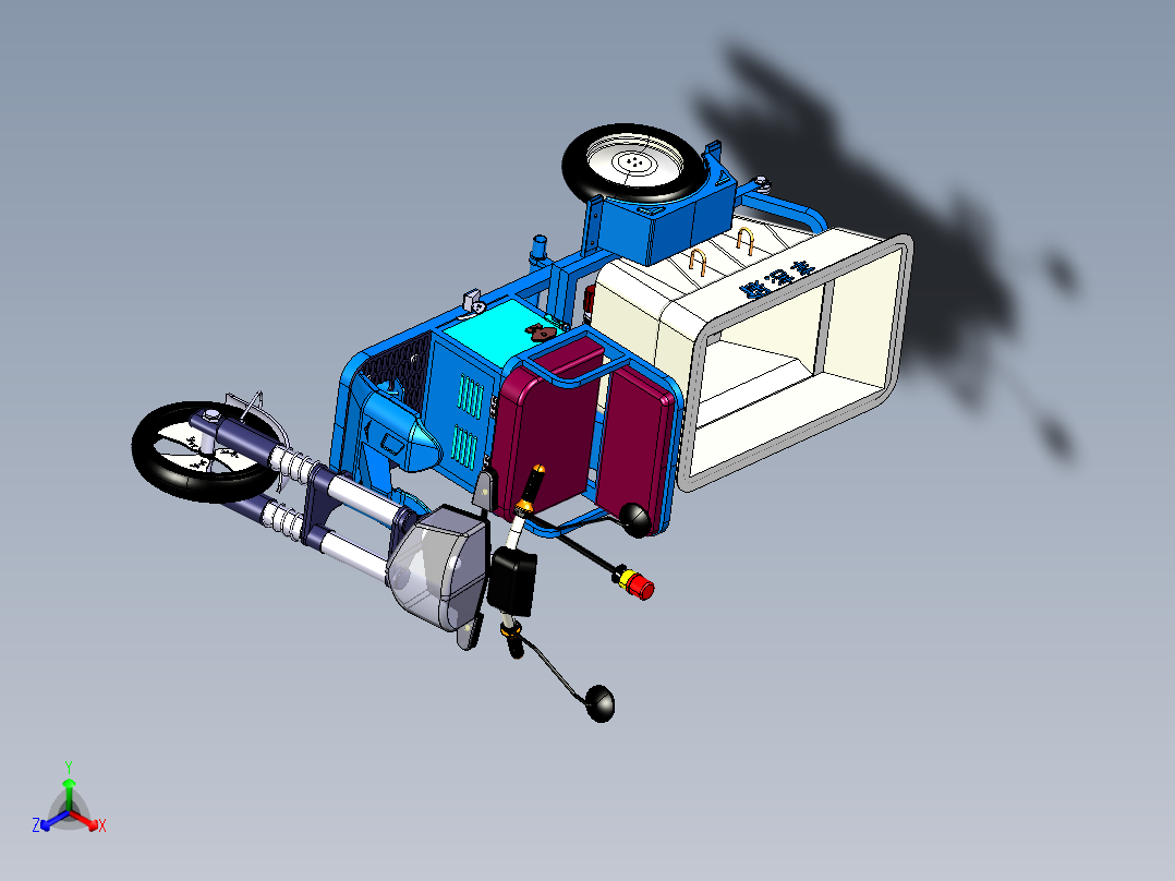 小型垃圾清理车