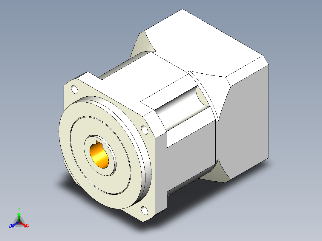 直齿孔PLX120-L1 22-110-145-M8.stp正等轴测图