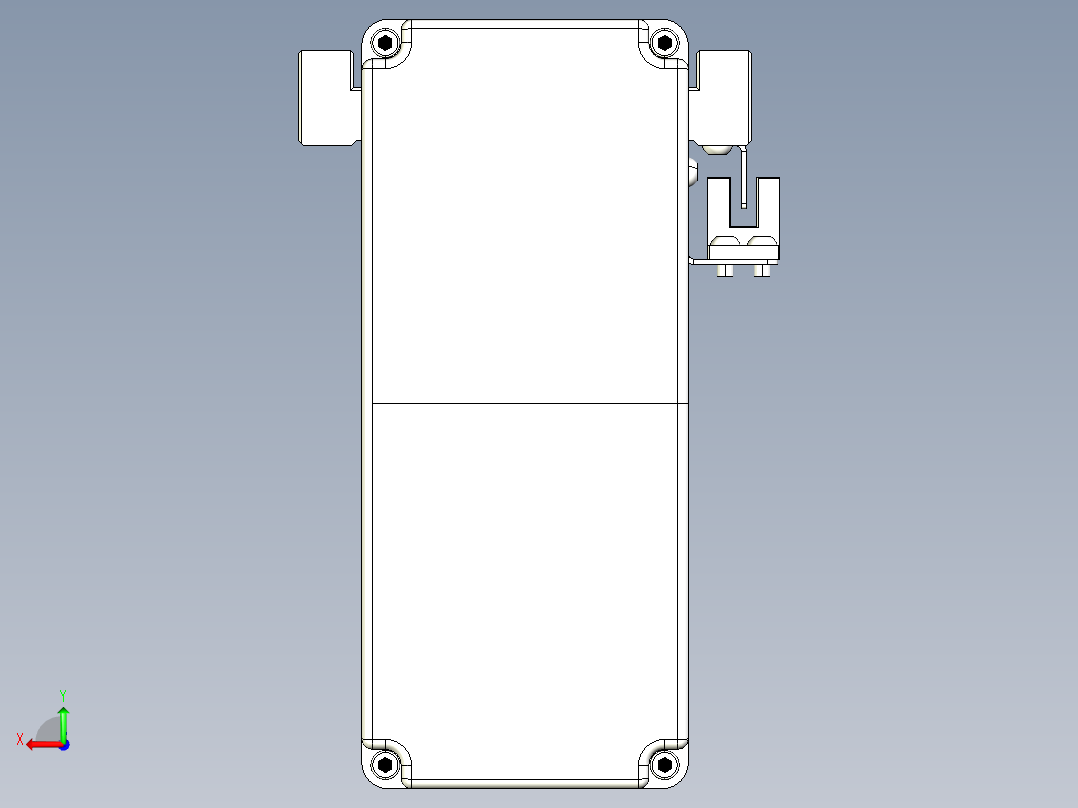 TPA-KNR-60E-1205C-L750A1-MP-H40-N3线性模块铝制底座后视图