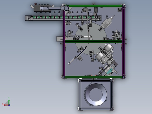 打铜带设备（sw18可编辑+工程图）后视缩略图