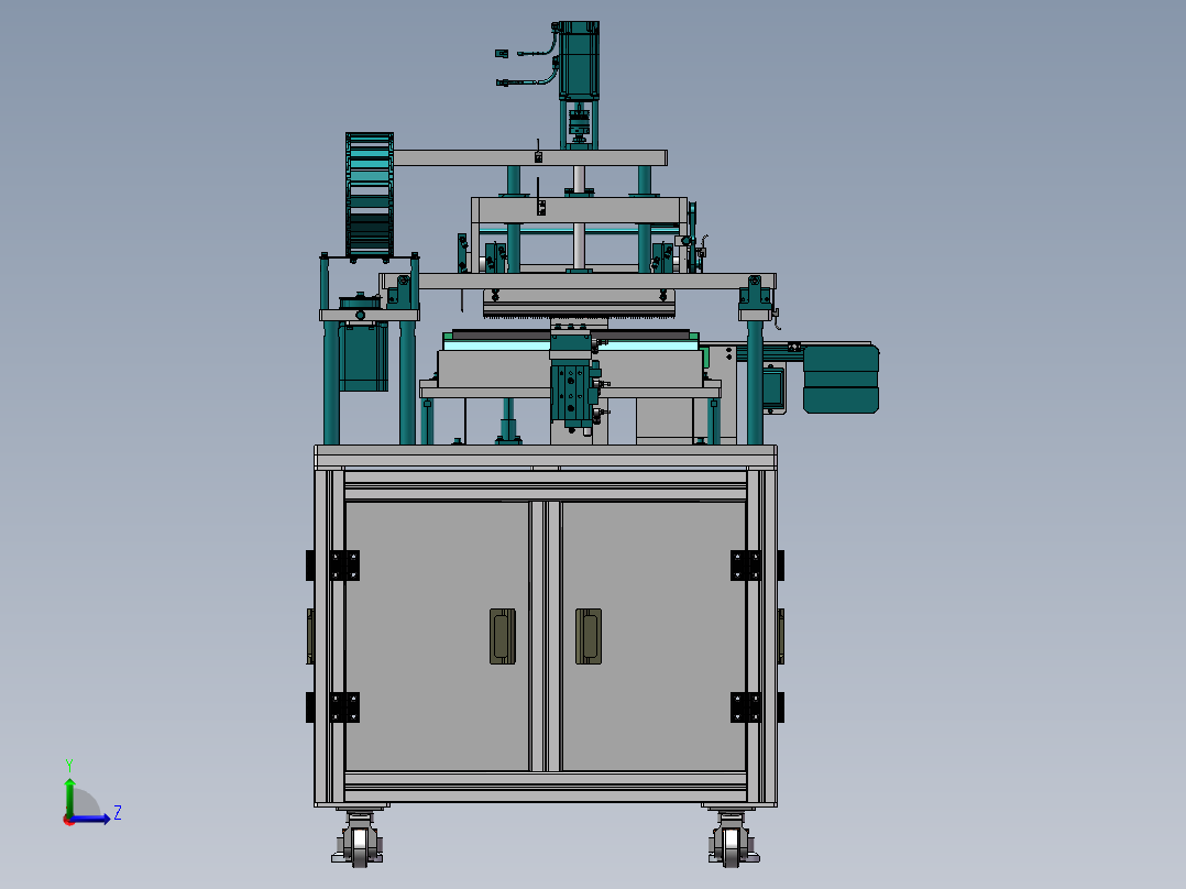 印刷设备sw20左视图