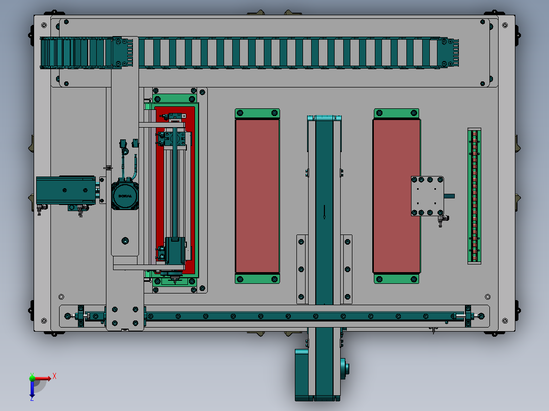 印刷设备sw20俯视图