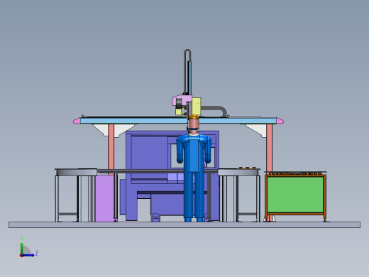 数控车循环上下料sw18可编辑前视缩略图