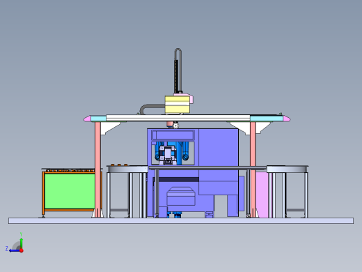 数控车循环上下料sw18可编辑后视缩略图
