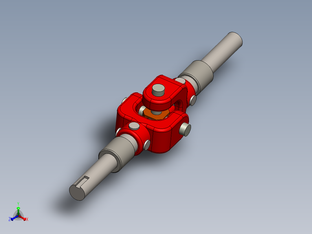 万向节正等轴测图