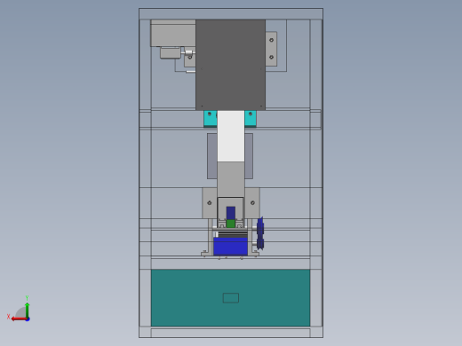 饮料瓶回收机全部图纸后视缩略图