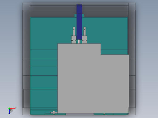 饮料瓶回收机全部图纸俯视缩略图