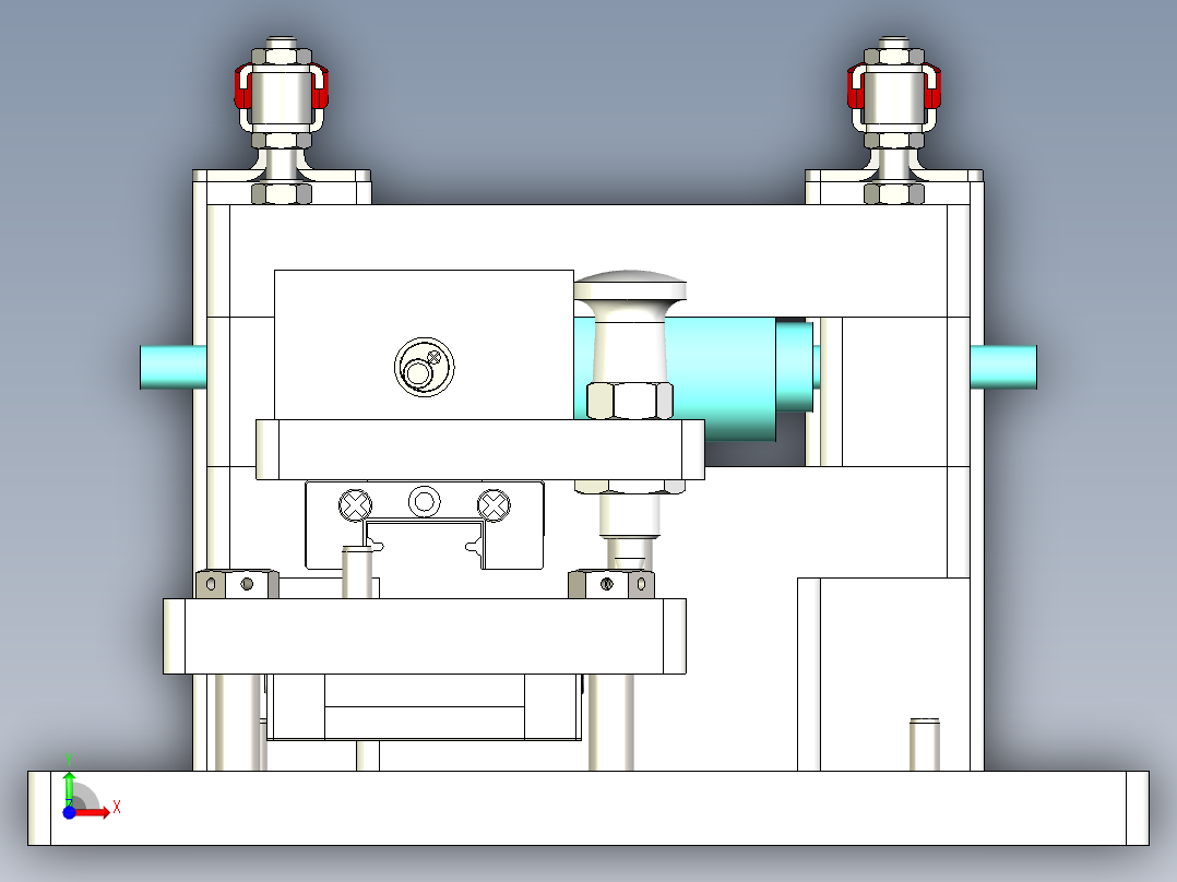 滚轮跳动度检查前视图