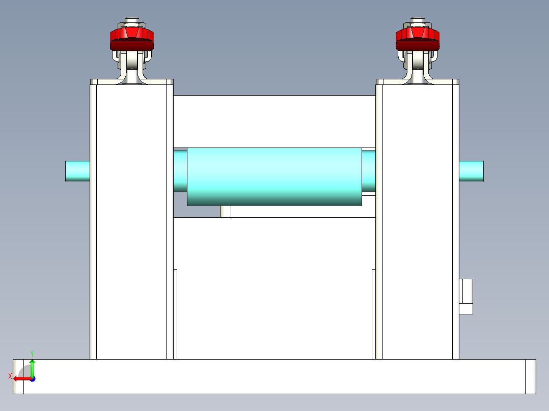 滚轮跳动度检查后视图