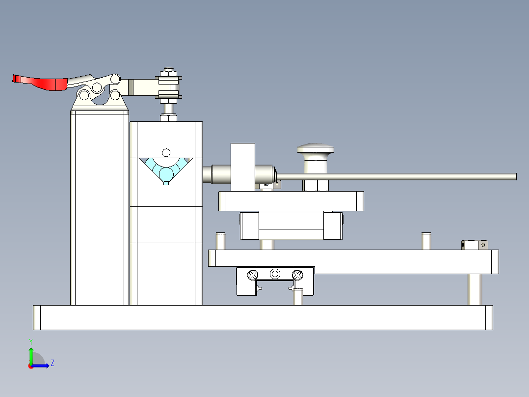 滚轮跳动度检查左视图