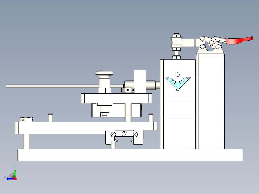 滚轮跳动度检查右视图