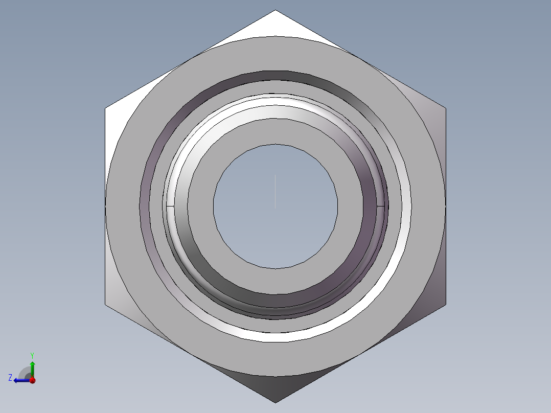 直通公制螺纹组合接头、2MD-22-24WD右视图