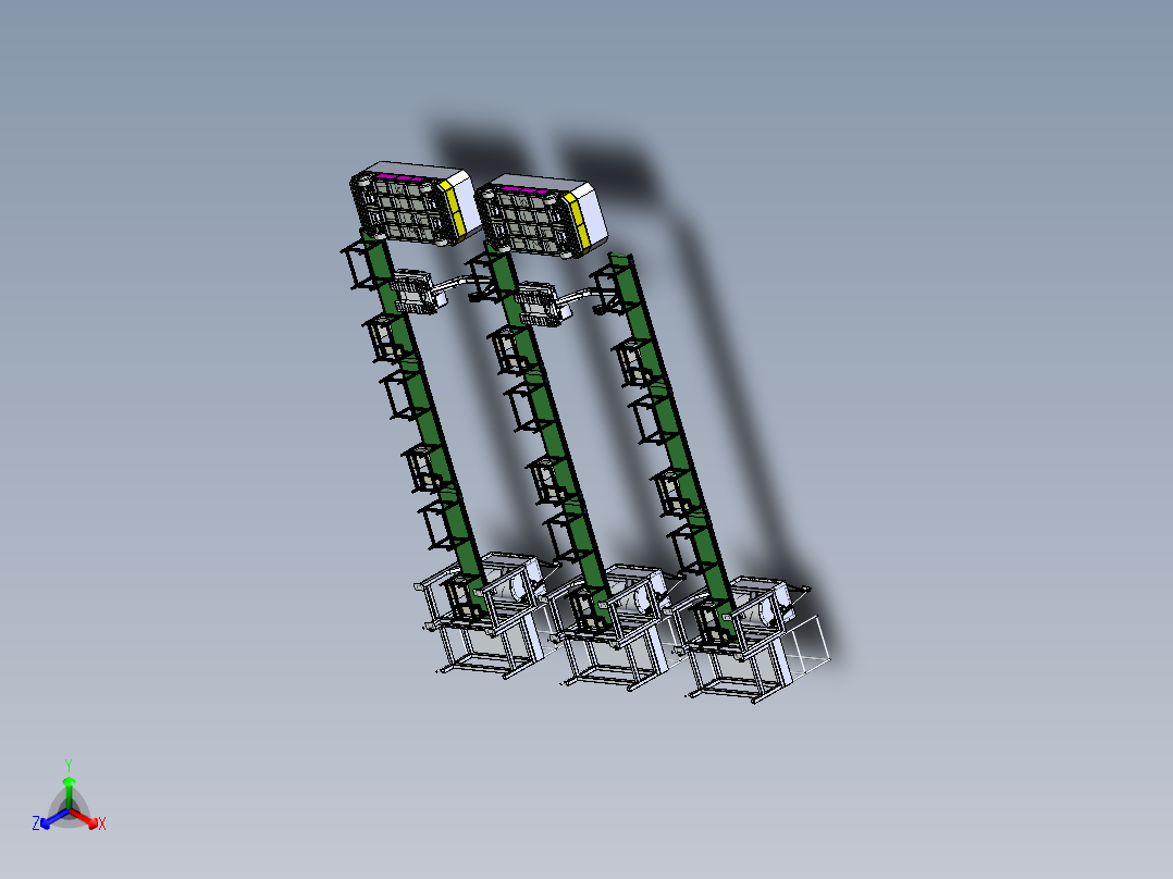 物料搅拌站与AGV运输模拟