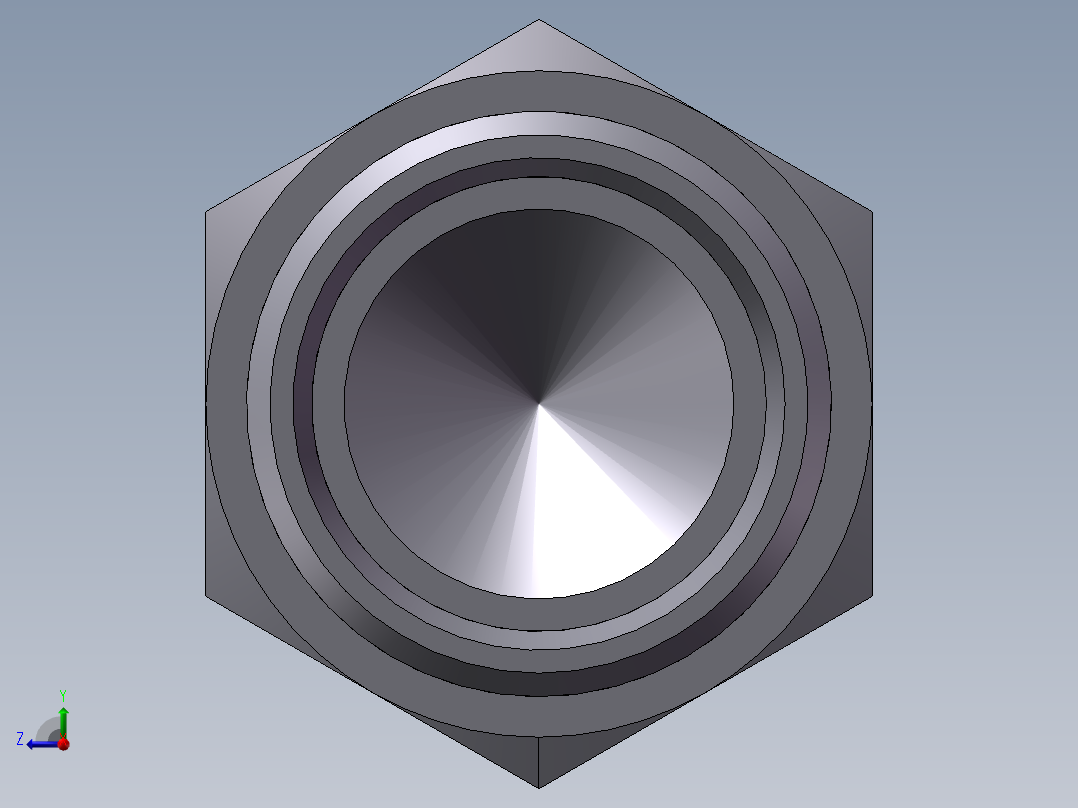 堵头 4C+4D 管端堵、4C-36右视图