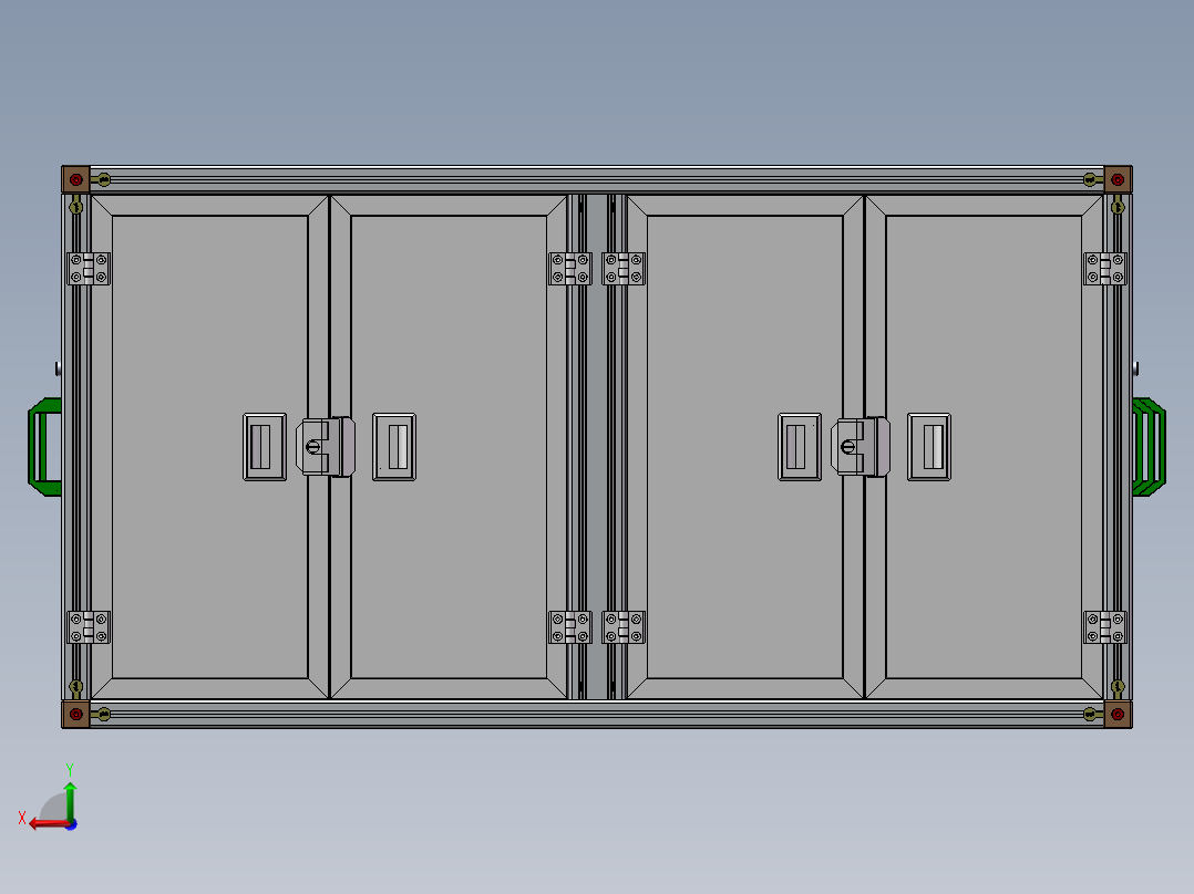 电子设备摄像头组装设备后视图