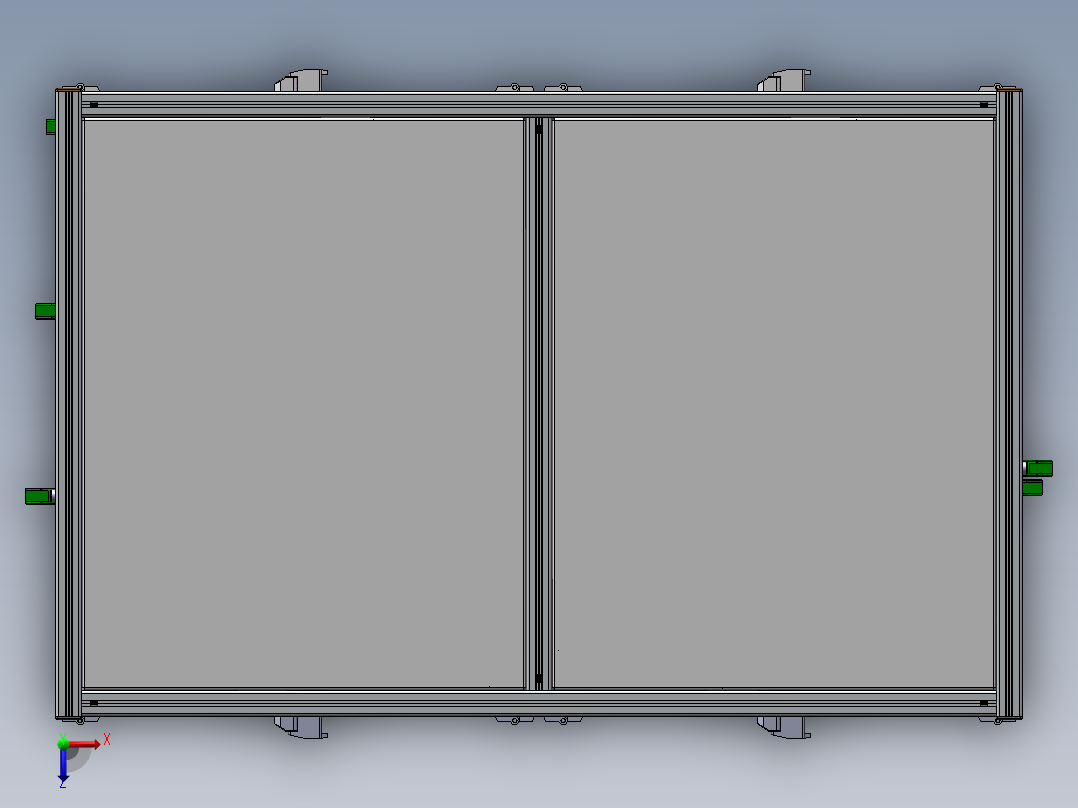 电子设备摄像头组装设备俯视图