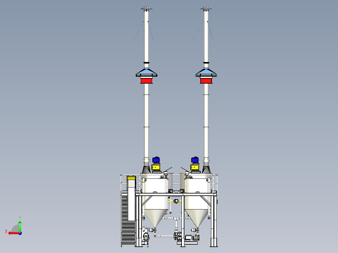 A2004018-LBCSS 玉米清洗机后视图