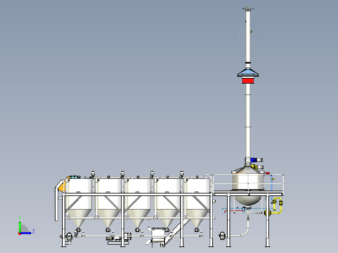 A2004018-LBCSS 玉米清洗机左视图
