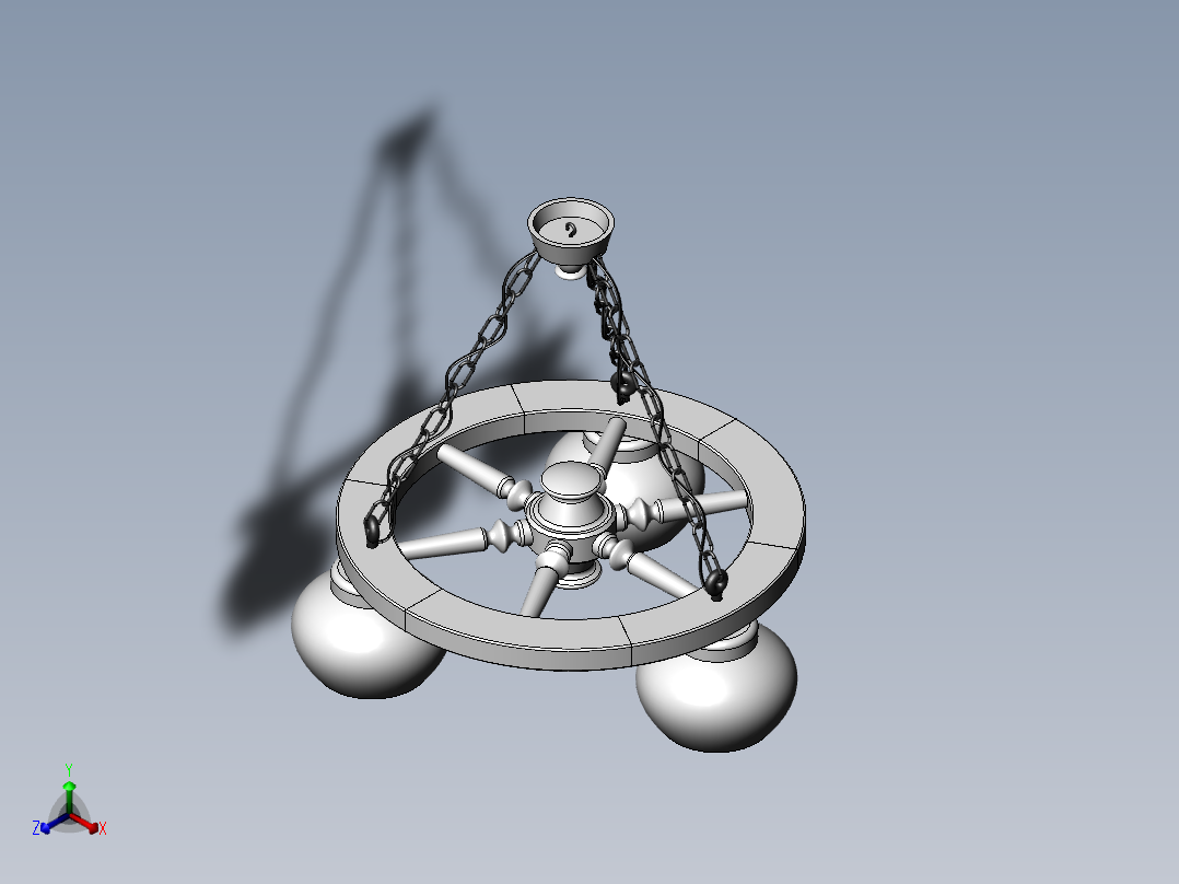 灯具(32)正等轴测图