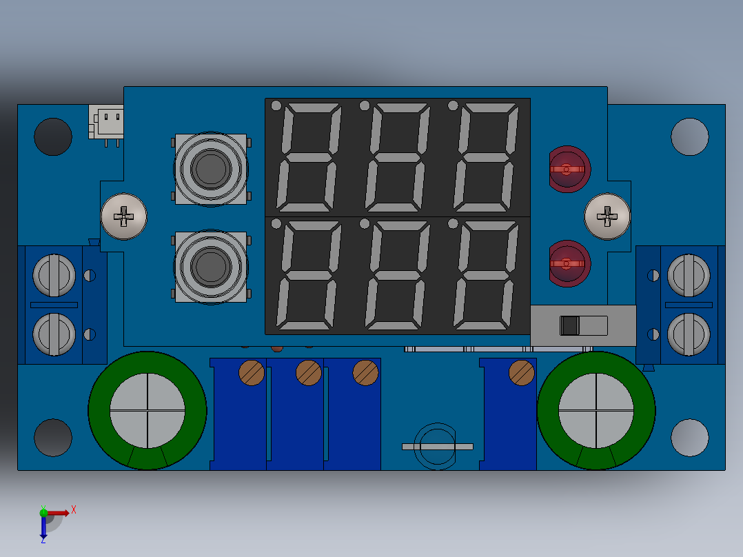 电路板、主板(205)俯视图