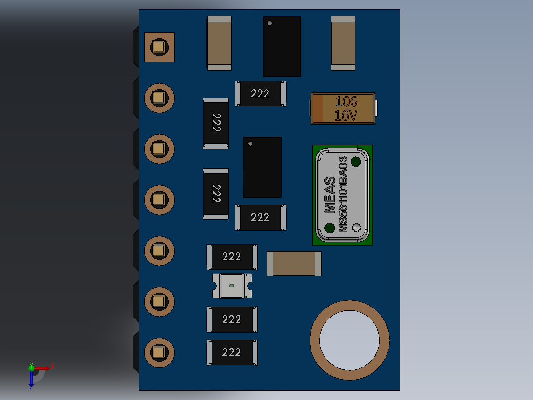 A0002840-GY-63-MS5611-压力传感器俯视图