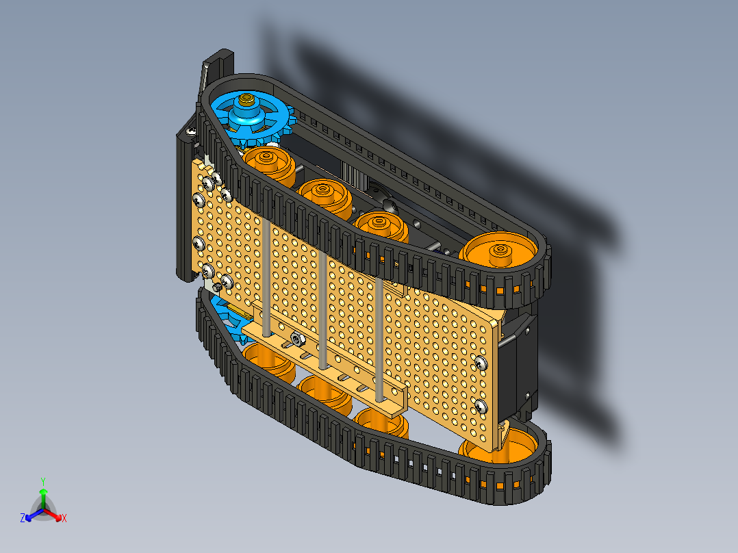 乐高履带式智能小车模型 1836939