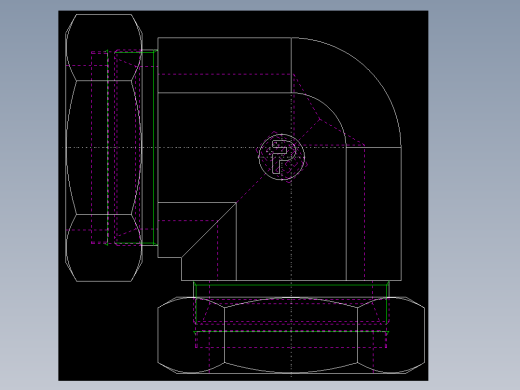 PARKER管接头EO Union elbow W60LLCF_back