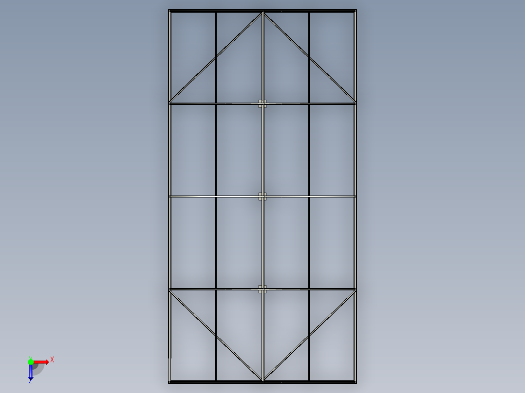 温室6x12米俯视图