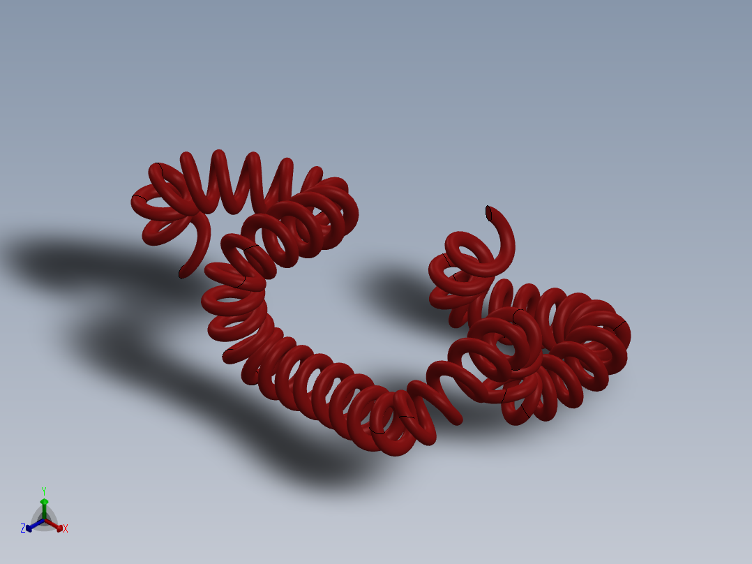 电缆正等轴测图