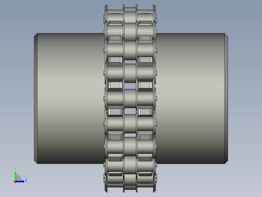20Z12A链轮-12打包61372391011左视图