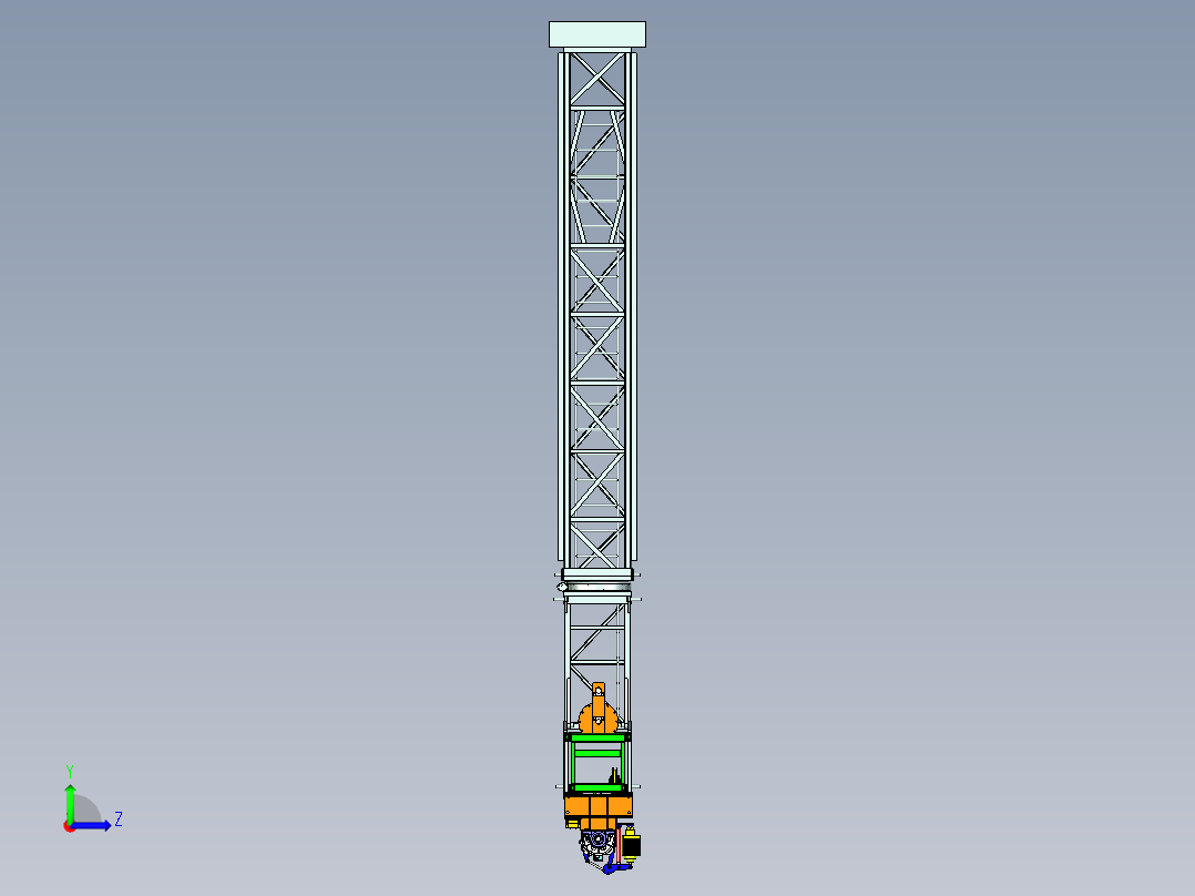 大型吊装设备设计左视图