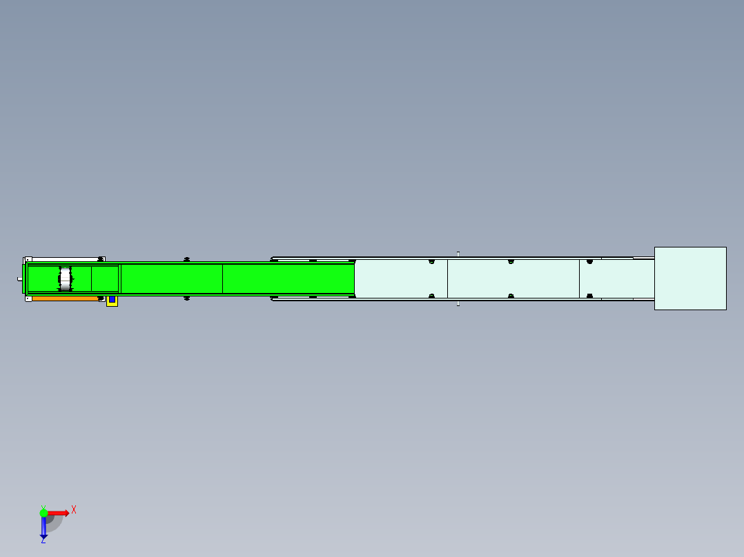 大型吊装设备设计俯视图