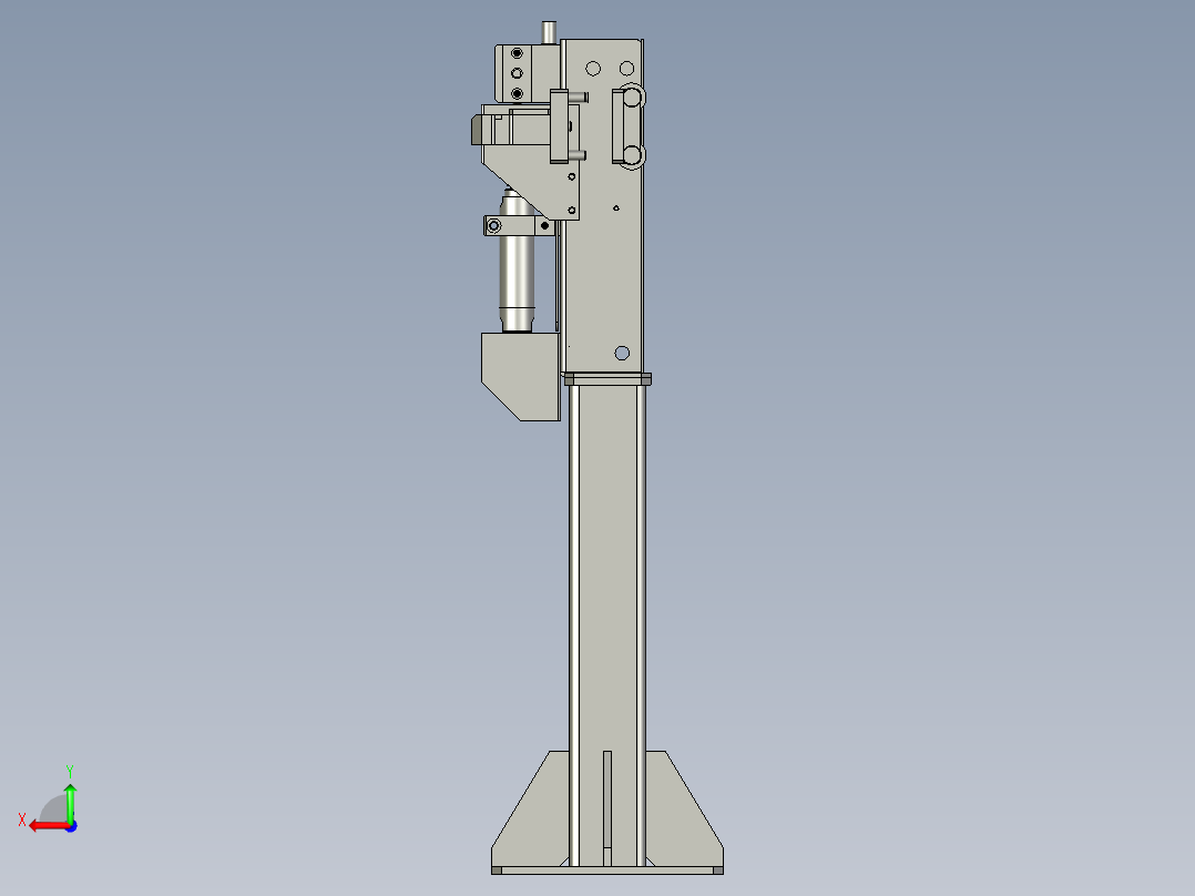 清枪剪丝机后视图