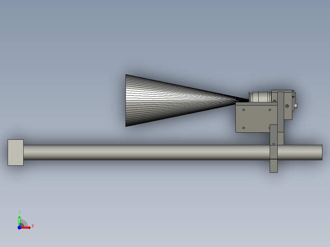 选向相机前视图