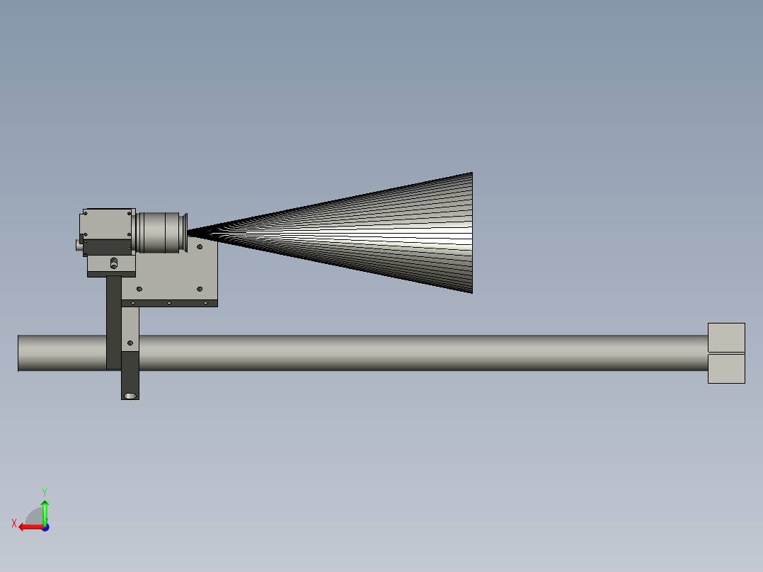 选向相机后视图