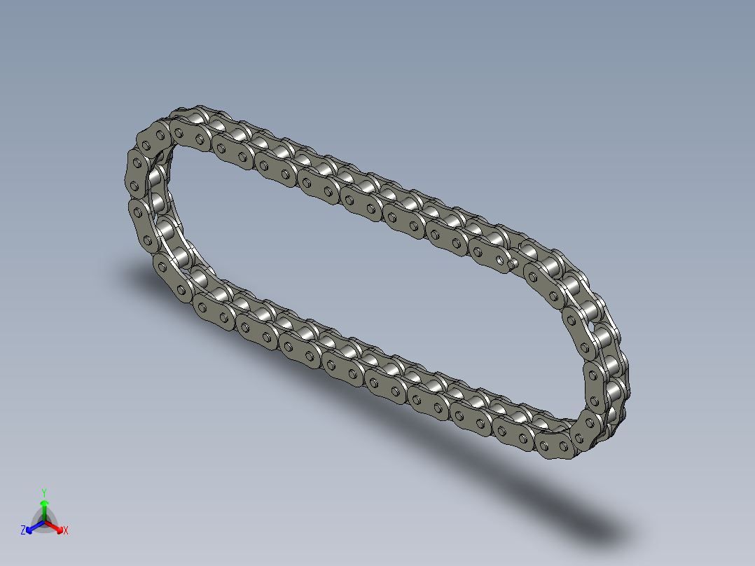 链条10A-21X21-23409正等轴测图