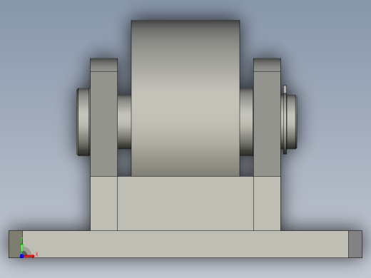托盘导轮组件-001SJJ01前视缩略图
