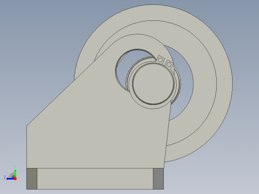 托盘导轮组件-001SJJ01右视缩略图