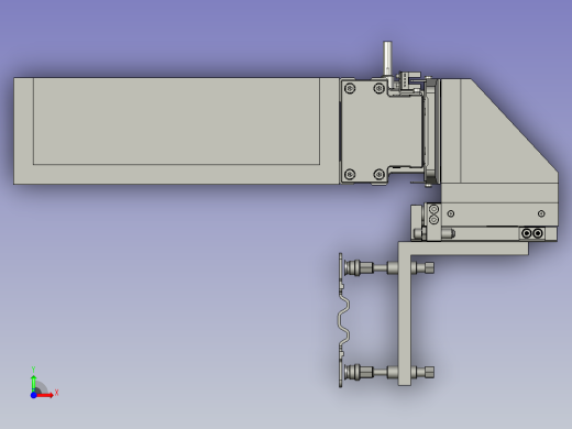 2铝巴中转取放料模组前视缩略图