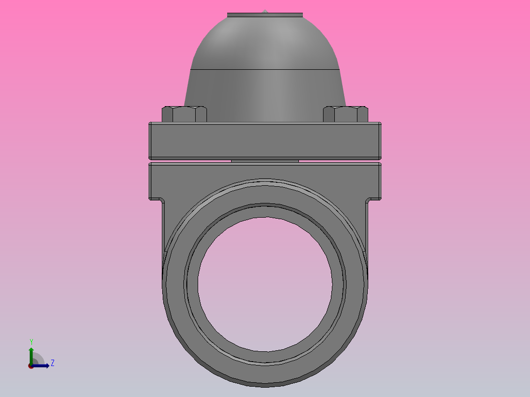 可调双金属片式蒸汽疏水阀[可调双金属片式蒸汽疏水阀]通径50mm前视图
