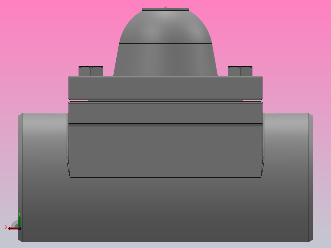 可调双金属片式蒸汽疏水阀[可调双金属片式蒸汽疏水阀]通径50mm左视图