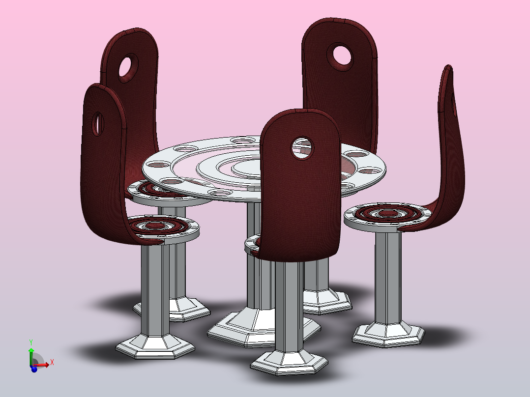 19号餐具主视图