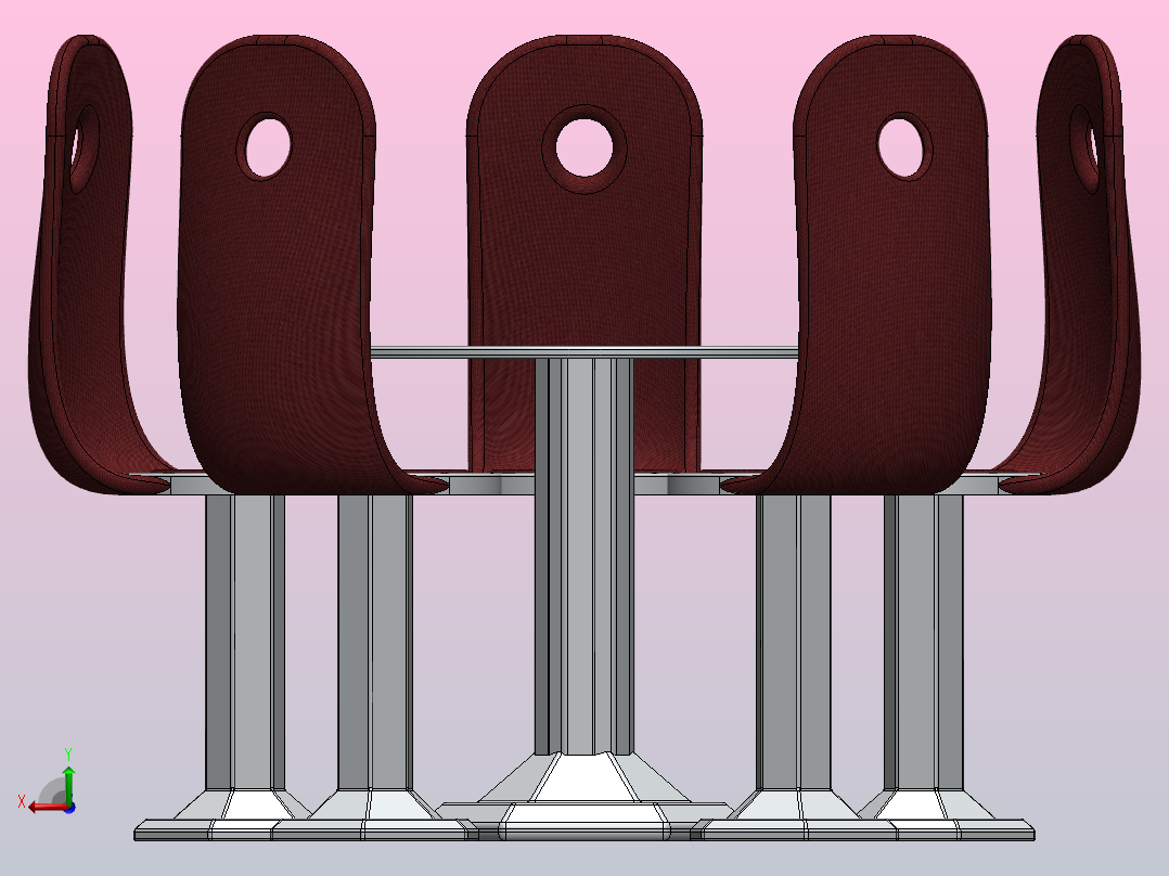 19号餐具后视图