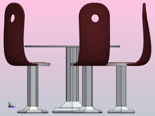 19号餐具左视缩略图