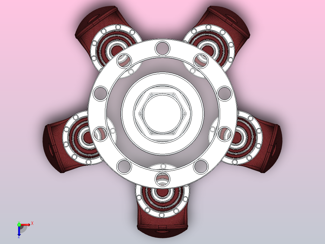 19号餐具俯视图